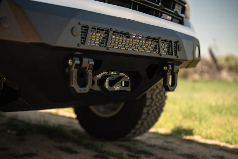 DV8 Offroad 2022+ Chevrolet Silverado 1500 Offroad Spec Series Front Bumper w/ Winch - Image 6