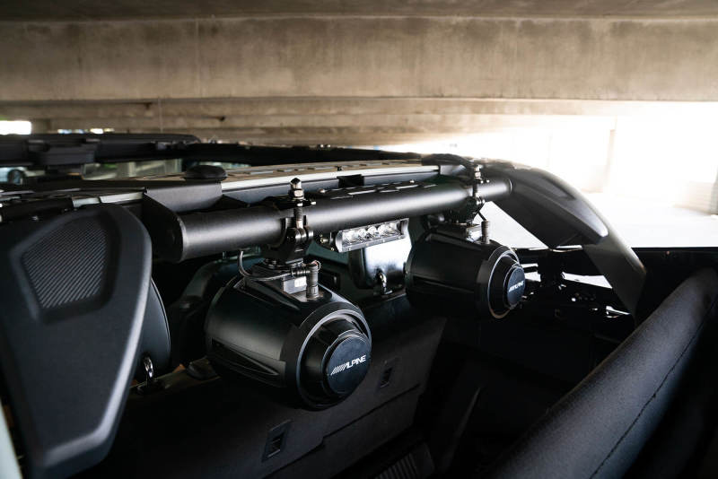 DV8 Offroad 21-22 Ford Bronco 4dr Rear Speaker & Light Mount Bar - Image 5