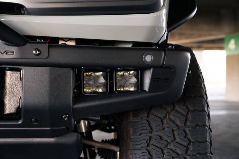 DV8 Offroad 21-22 Ford Bronco Factory Bumper Pocket Light Mount (Pair) 3in LED Pod Lights - Image 8
