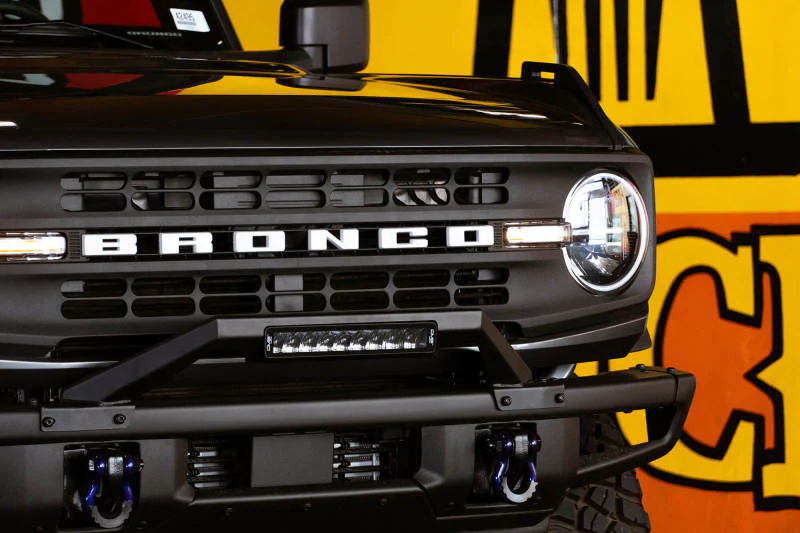 DV8 Offroad 21-22 Ford Bronco Factory Modular Front Bumper Bull Bar - Image 12