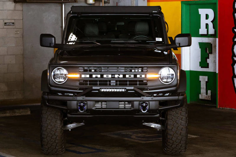 DV8 Offroad 21-22 Ford Bronco Factory Modular Front Bumper Bull Bar - Image 15