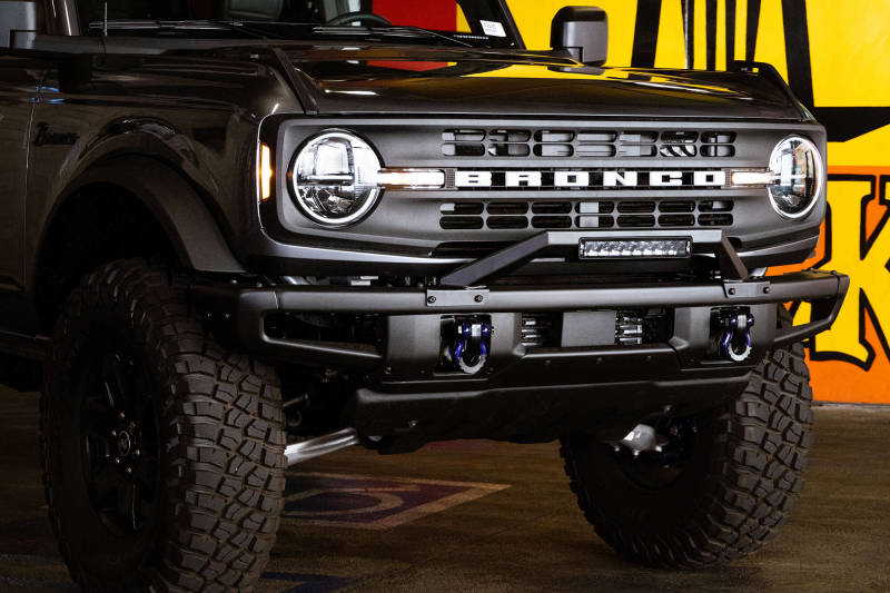 DV8 Offroad 21-22 Ford Bronco Factory Modular Front Bumper Bull Bar - Image 17