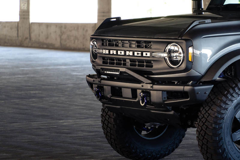DV8 Offroad 21-22 Ford Bronco Factory Modular Front Bumper Bull Bar - Image 3