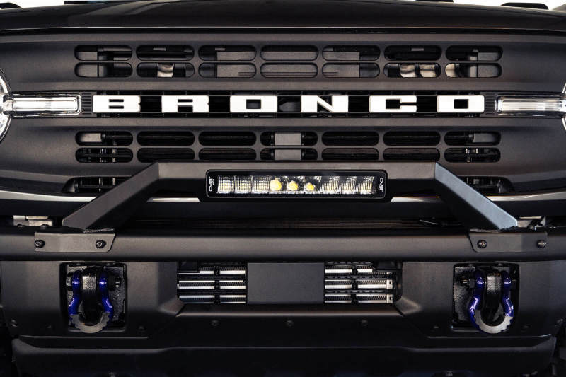 DV8 Offroad 21-22 Ford Bronco Factory Modular Front Bumper Bull Bar - Image 4