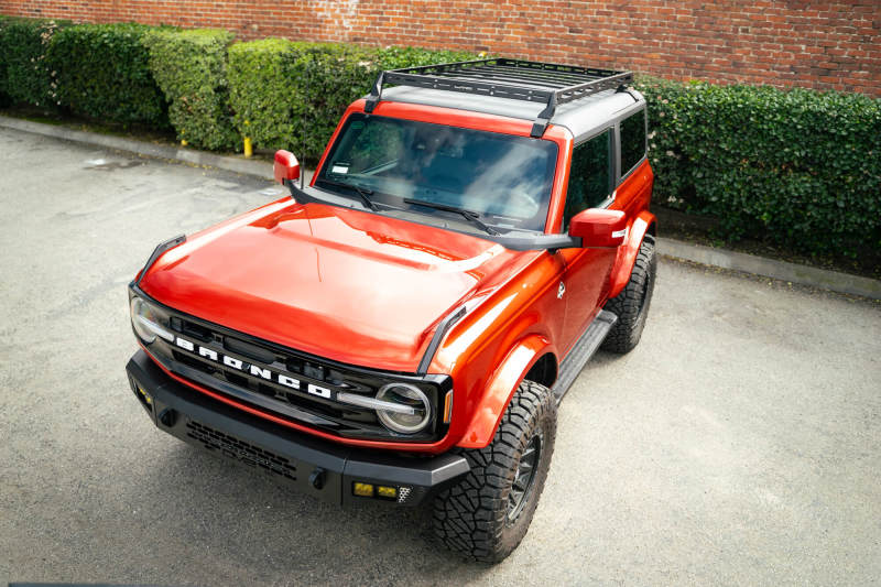 DV8 Offroad 21-23 Ford Bronco 2-Door Hard Top Roof Rack - Image 11
