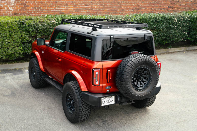 DV8 Offroad 21-23 Ford Bronco 2-Door Hard Top Roof Rack - Image 13