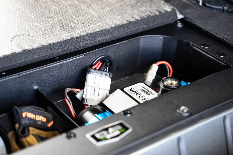 DV8 Offroad 21-23 Ford Bronco (Exc. Bronco Raptor) Air Compressor Mount & Storage Box - Image 12
