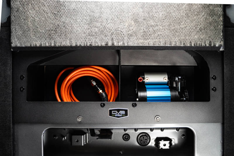 DV8 Offroad 21-23 Ford Bronco (Exc. Bronco Raptor) Air Compressor Mount & Storage Box - Image 9