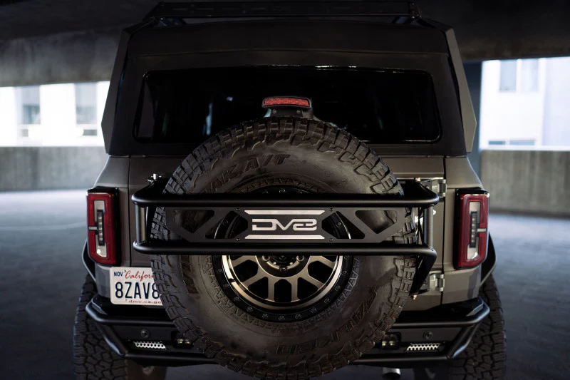 DV8 Offroad 21-23 Ford Bronco Spare Tire Guard & Accessory Mount - Image 10