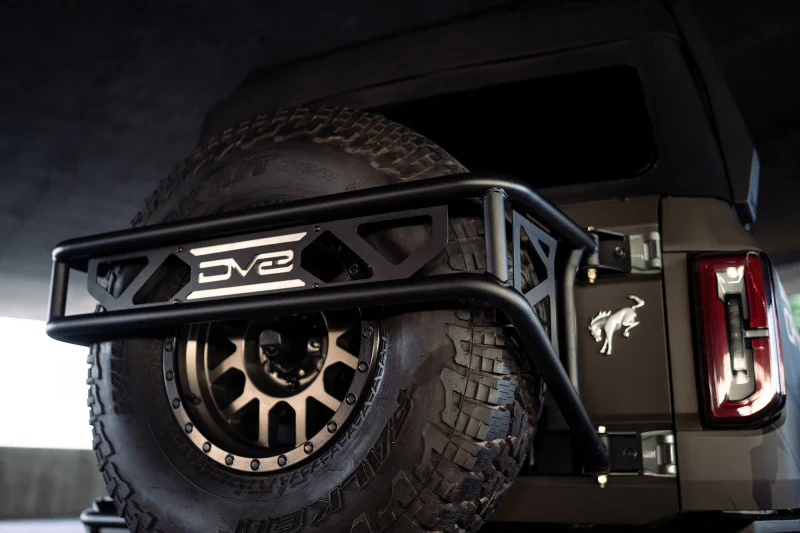 DV8 Offroad 21-23 Ford Bronco Spare Tire Guard & Accessory Mount - Image 16