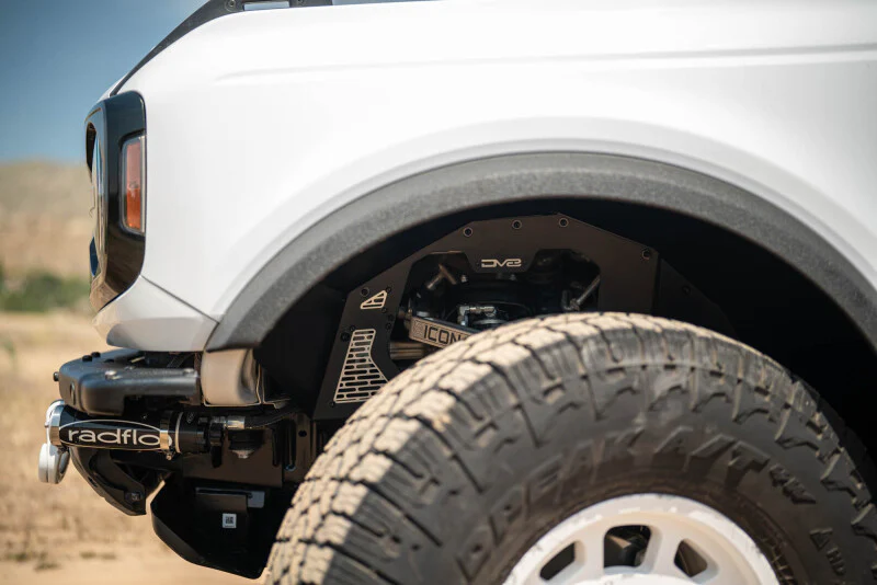 DV8 Offroad 21-25 Ford Bronco Addictive Desert Designs Front Inner Fender Liners - Image 9