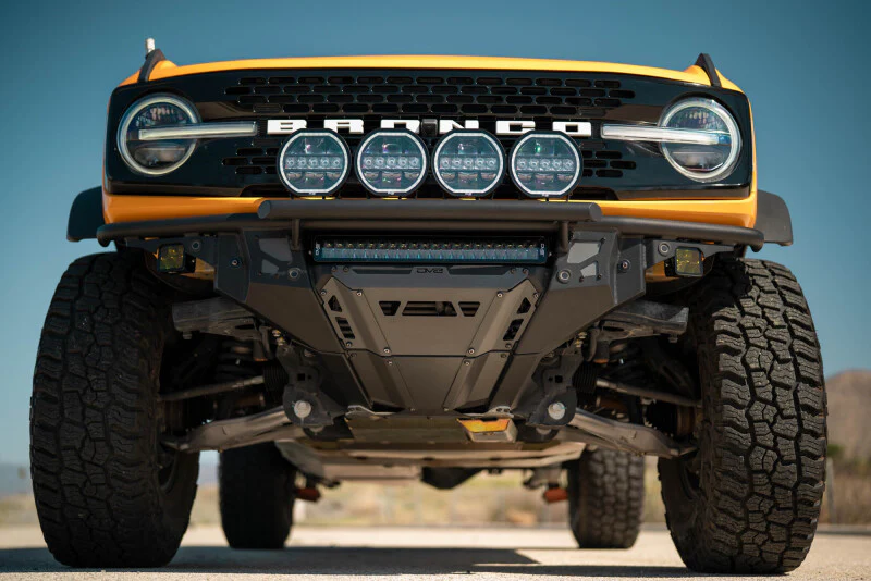 DV8 Offroad 21-25 Ford Bronco Tube Serries Front Bumper - Black Powdercoat - Image 5