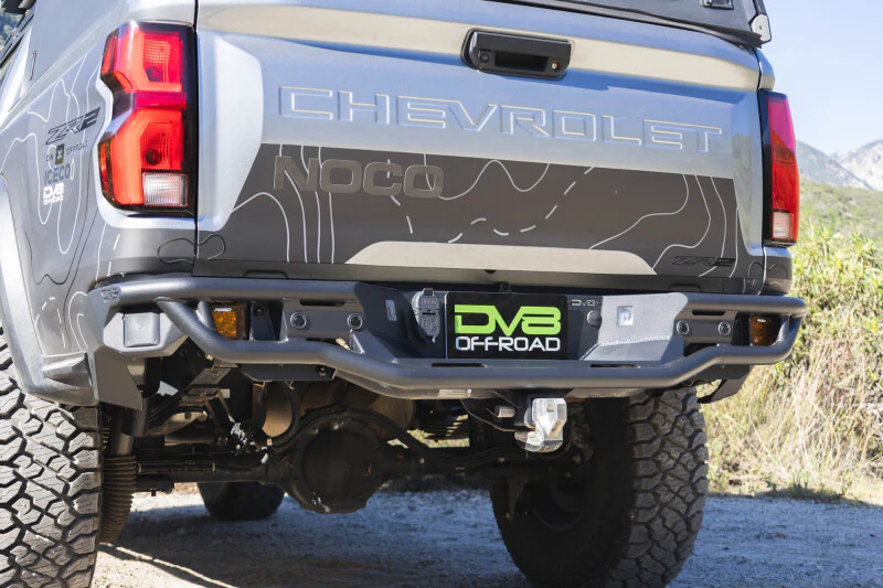 DV8 Offroad 23-26 Chevrolet Colorado/GMC Canyon Tube Rear Bumper - Micro Texture Black Powder Coat - Image 16