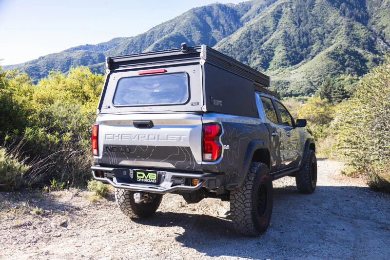 DV8 Offroad 23-26 Chevrolet Colorado/GMC Canyon Tube Rear Bumper - Micro Texture Black Powder Coat - Image 2