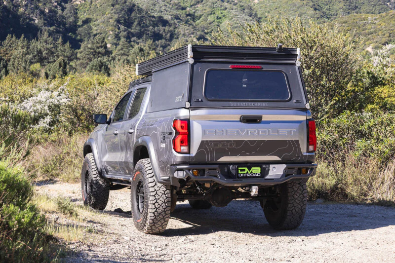 DV8 Offroad 23-26 Chevrolet Colorado/GMC Canyon Tube Rear Bumper - Micro Texture Black Powder Coat - Image 4