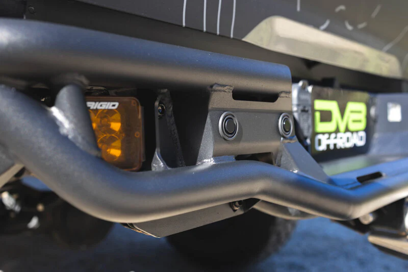 DV8 Offroad 23-26 Chevrolet Colorado/GMC Canyon Tube Rear Bumper - Micro Texture Black Powder Coat - Image 7