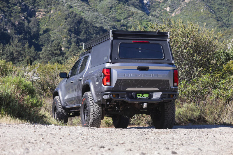 DV8 Offroad 23-26 Chevrolet Colorado/GMC Canyon Tube Rear Bumper - Micro Texture Black Powder Coat - Image 9