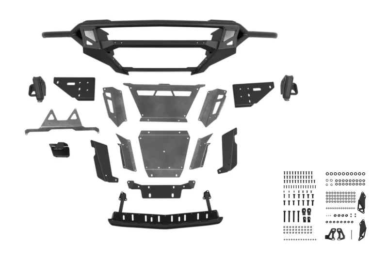 DV8 Offroad 23-26 Chevrolet Colorado ZR2 Tube Front Bumper - Image 22