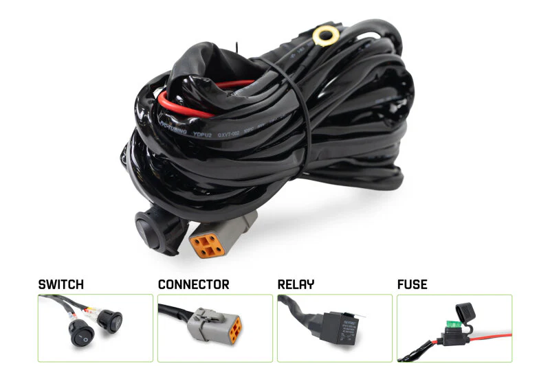 DV8 Offroad 40 AMP DTP 4-Pin Halo Light Harness - Image 10