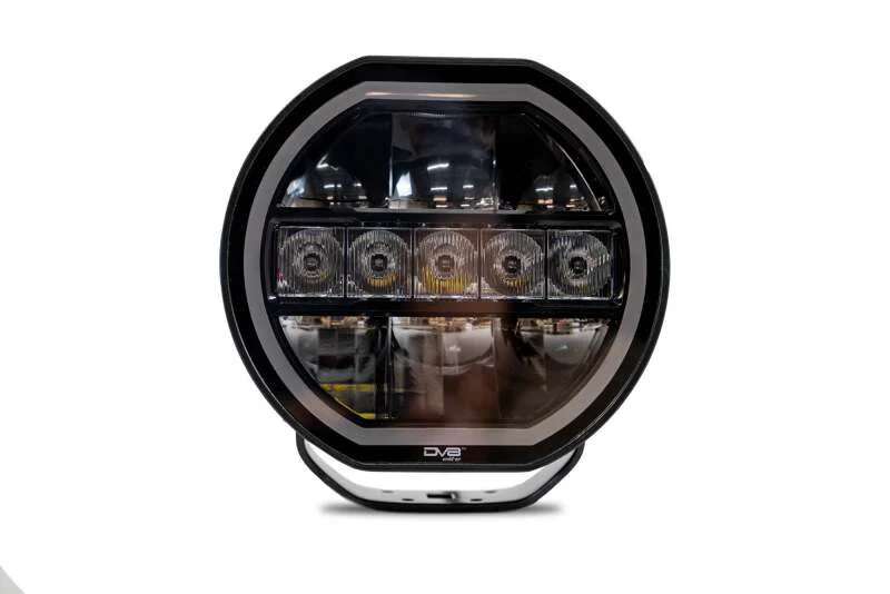 DV8 Offroad 7in Halo Elite Round Light w/ Accent Halo - White/Amber - Image 9