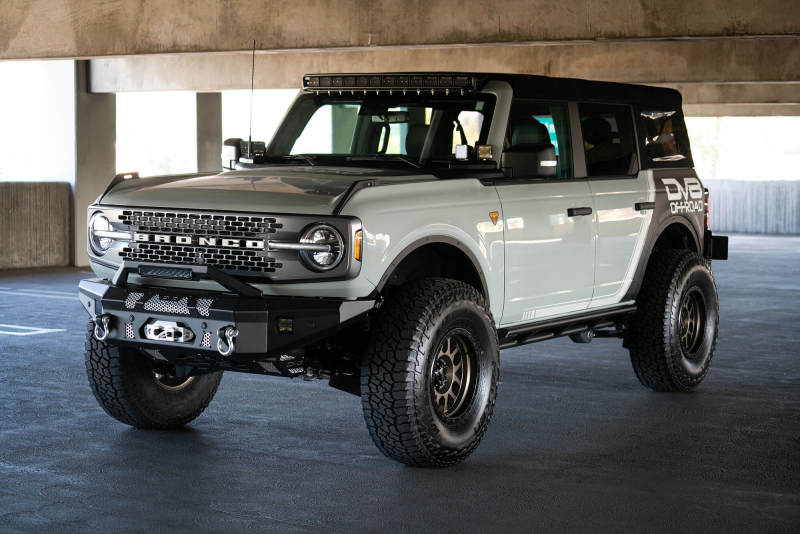 DV8 Offroad Bull Bar Add-On For DV8 Ford Bronco Bumpers - Fits 13in Elite Series Light Bar - Image 6