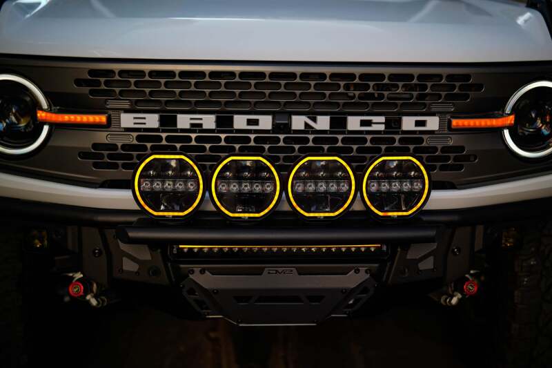 DV8 Offroad Elite Series 20in Dual Row Light Bar w/ Accent Light - Image 4