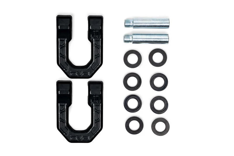 DV8 Offroad Elite Series D-Ring Shackles - Pair (Black) - Image 8