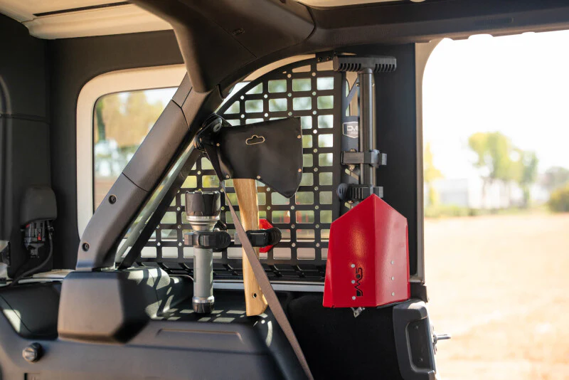 DV8 Offroad Quick Release Molle Panel Tool Mounts - Red - Image 2
