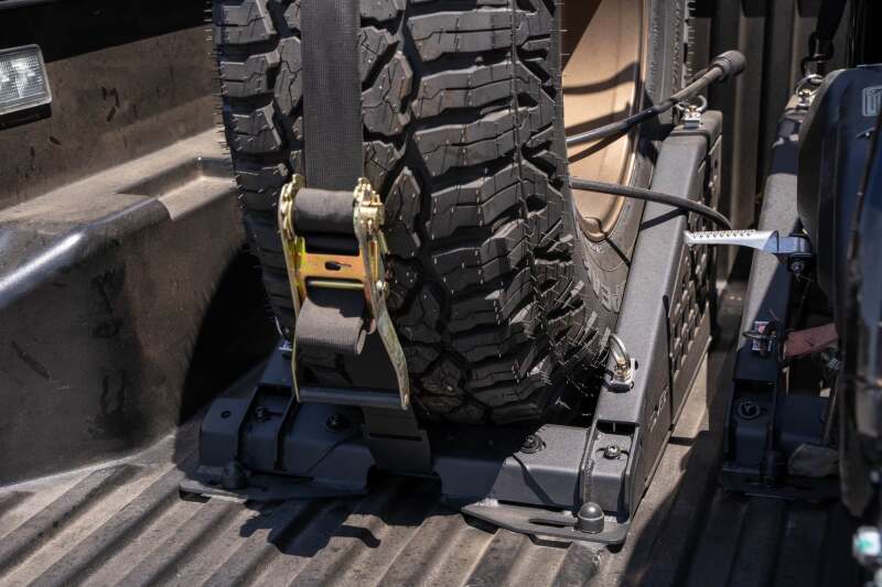 DV8 Offroad Truck Bed Universal Tire Carrier & Accessory Mount - Image 17