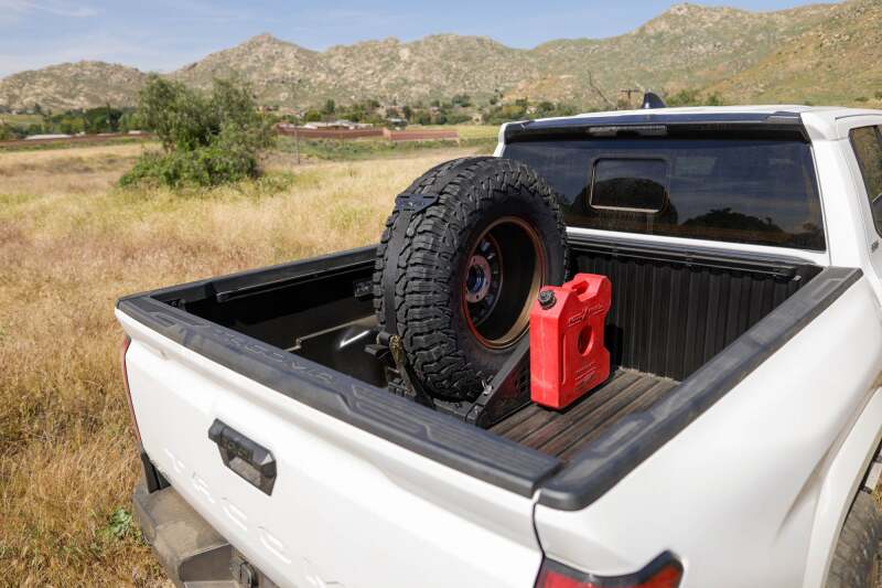 DV8 Offroad Truck Bed Universal Tire Carrier & Accessory Mount - Image 3