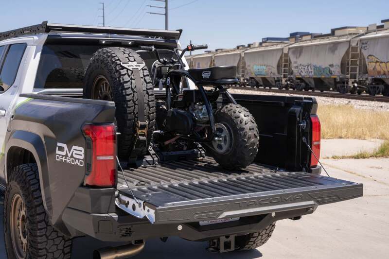 DV8 Offroad Truck Bed Universal Tire Carrier & Accessory Mount - Image 4