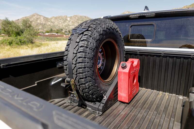 DV8 Offroad Truck Bed Universal Tire Carrier & Accessory Mount - Image 6