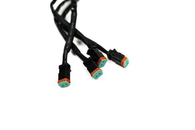 DV8 Offroad Universal 4-Way 1-DTP to 4-DTP Plug Harness - 15ft - Image 2