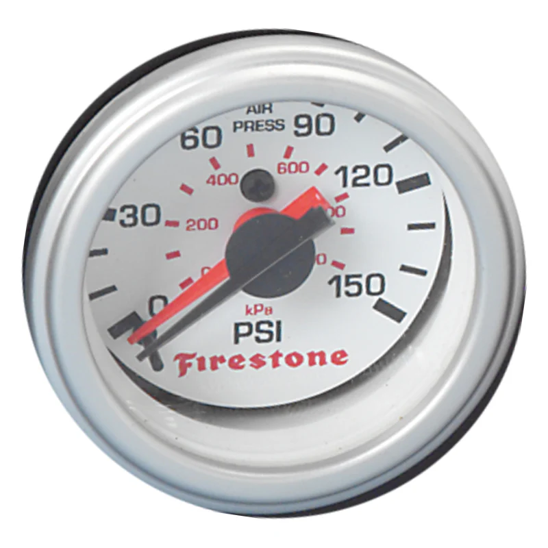 Firestone Replacement Pressure Gauge - White Face Dual GA Only (For PN 2241 / 2260) (WR17609201) - Image 2