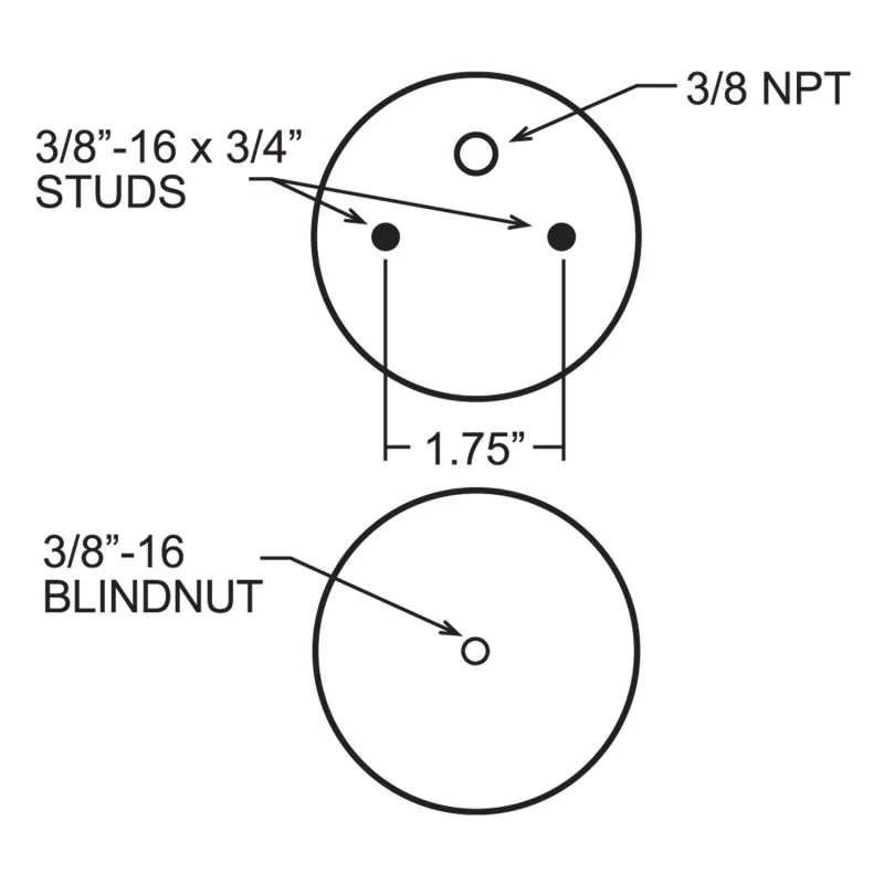 Firestone Ride-Rite Replacement Air Helper Spring Rear 267CZ 1.5 (W217607703) - Image 4