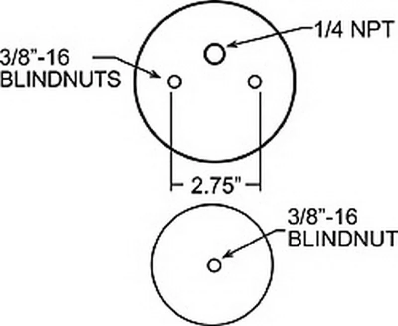 Firestone Ride-Rite Replacement Bellow 110/70 264mm (For Kit PN 2377 / 2320 / 2379) (W217609000) - Image 3