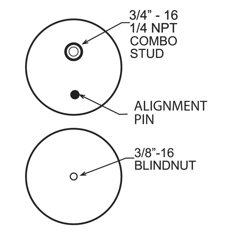 Firestone Ride-Rite Replacement Bellow 224CZ (For Kit PN 2596 / 2299 / 2597 / 2550) (W217606401) - Image 3