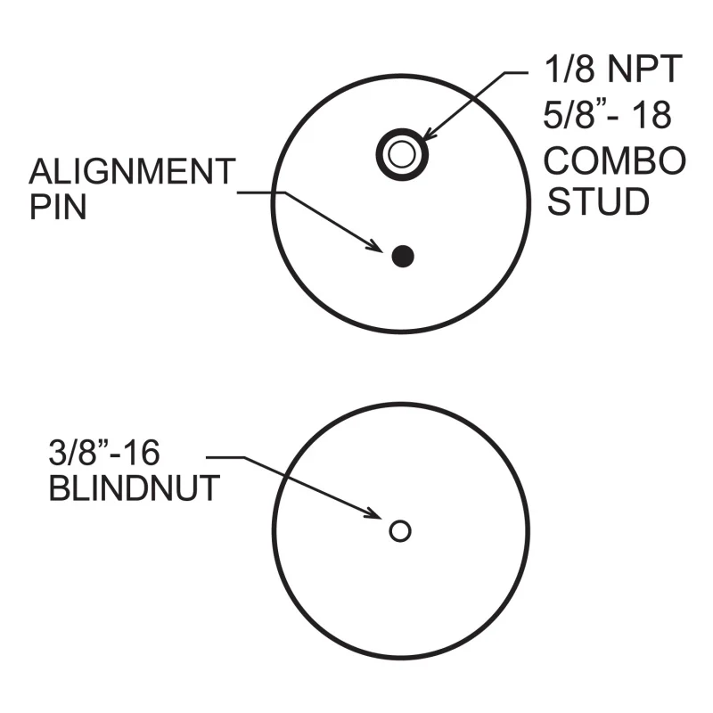 Firestone Ride-Rite Replacement Bellow 267C (For Kit PN 2361/2384/2430/2350/2458/2377) (W217606397) - Image 4