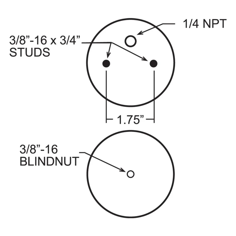 Firestone Ride-Rite Replacement Bellow 268C (For Kit PN 2173/2485/2410/2213/2223/2189) (W217606762) - Image 5