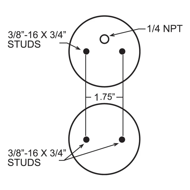 Firestone Ride-Rite Replacement Bellow 268C (For Kit PN 2488/2061) (W217606764) - Image 4