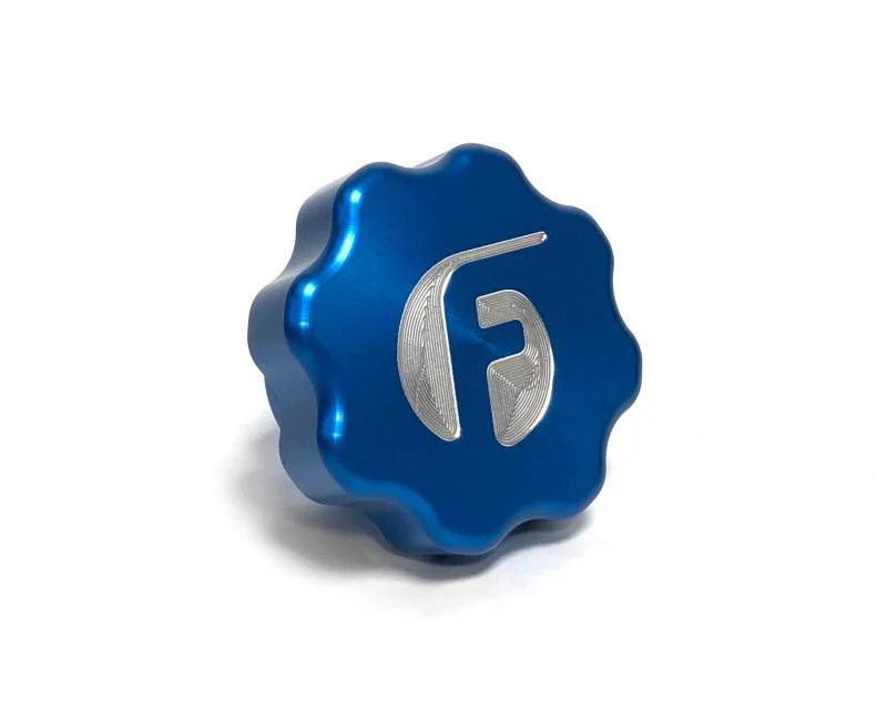 Fleece Performance 01-16 GM 2500/3500 Duramax Billet Oil Cap Cover - Blue - Image 2