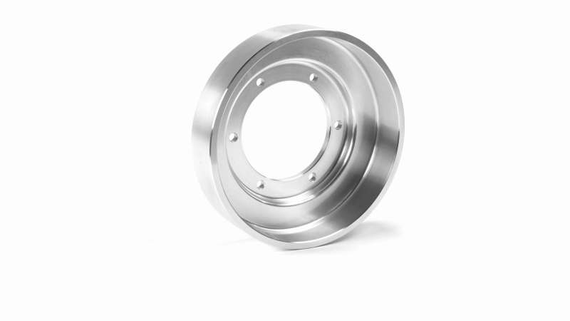 Fleece Performance 03-12 Dodge 2500/3500 Cummins Fan Drive Pulley (Bare Aluminum Finish) - Image 2