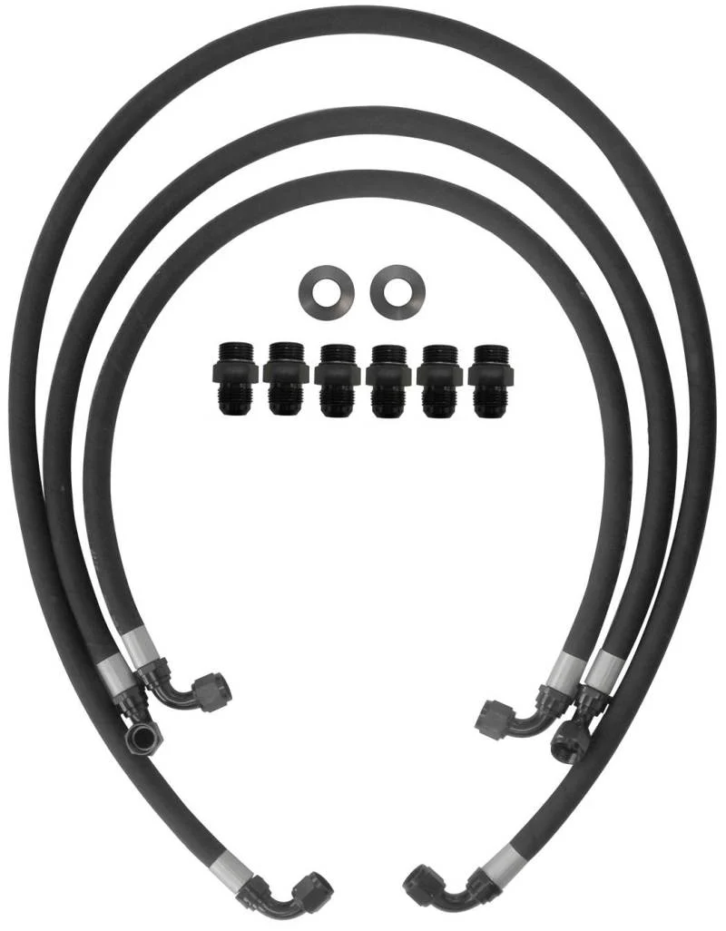 Fleece Performance 06-10 GM Duramax 6.6L LBZ/LMM Allison Transmission Cooler Lines - Image 2
