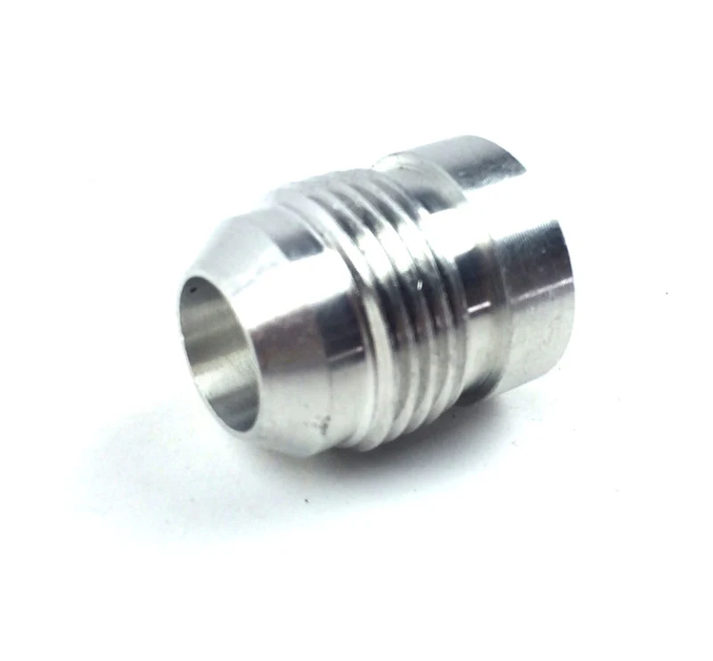 Fleece Performance 10AN Aluminum Male Weld Bung - Image 2