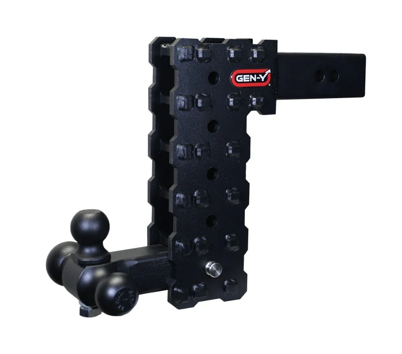 Gen-Y Phantom-X 2.5in Solid Shank 10in Drop 1.6K TW 16K Hitch w/GH-052 (No Flat Towing) - Image 4
