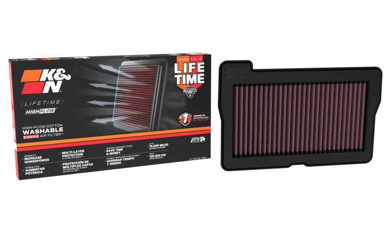 K&N 2023 Yamaha MT-09 Replacement Air Filter - Image 4