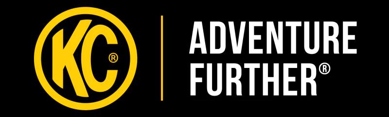 KC HiLiTES 17in. x 60in. Banner - Black w/Yellow - Image 3