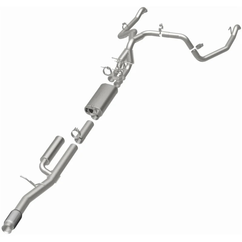MagnaFlow 24-25 Chevrolet/GMC Silverado/Sierra 1500 ZR2/AT4X Overland Series Cat-Back Exhaust System - Image 15
