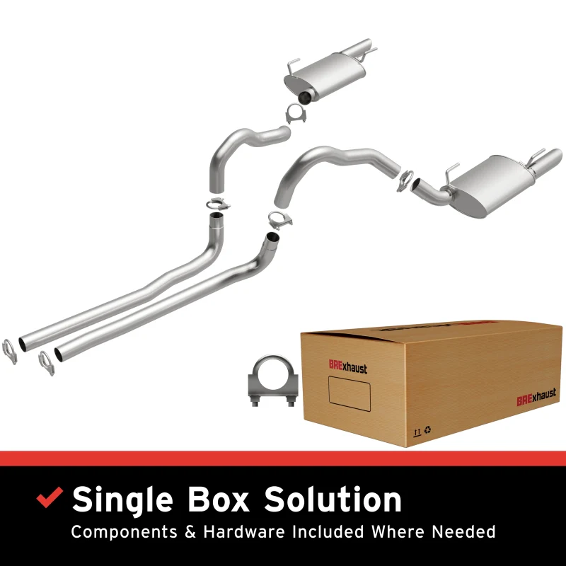 MagnaFlow BRE Exhaust Kit 05-10 Ford Mustang 4.6L