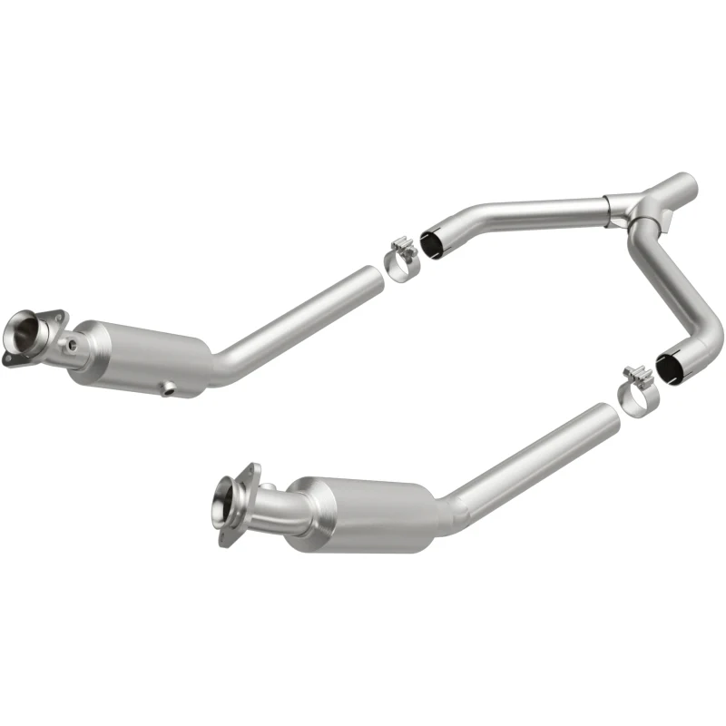 MagnaFlow Direct Fit Catalytic Converter 05-10 Ford Mustang 4.0L Y-Pipe Assembly - Image 2